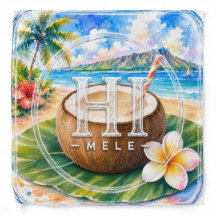 Support HIMELE Hawaiian Bandanna Coconut