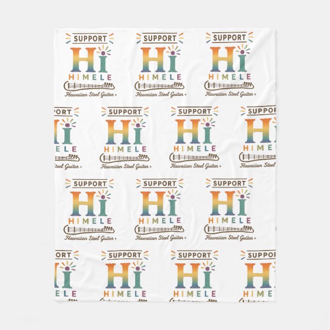 Support HIMELE Throw Blanket  (Front)