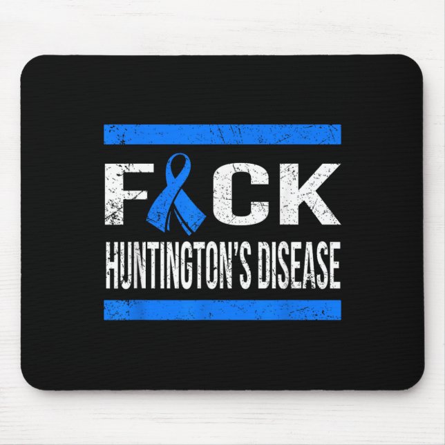 Support Huntingtons Disease Awareness Mouse Pad (Front)
