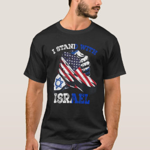 Support I Stand With Israel Jewish Heritage Israel T-Shirt