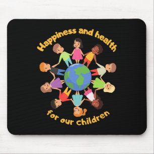 Support International Children's Day Planet Earth  Mouse Pad