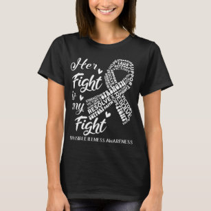 Support Invisible Illness Warrior Gifts T-Shirt