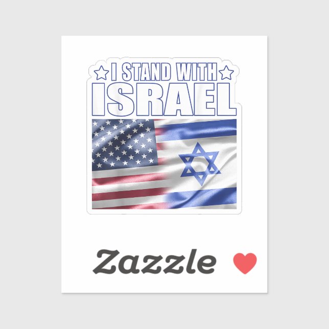 Support Israel I Stand with Israel  (Sheet)