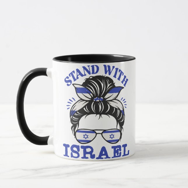 Support Israel - I Stand With Israel  Mug (Left)