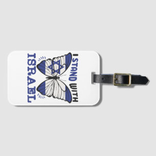 Support Israel - I Stand With Israeli Luggage Tag