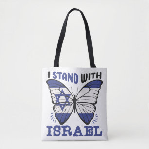 Support Israel - I Stand With Israeli Tote Bag