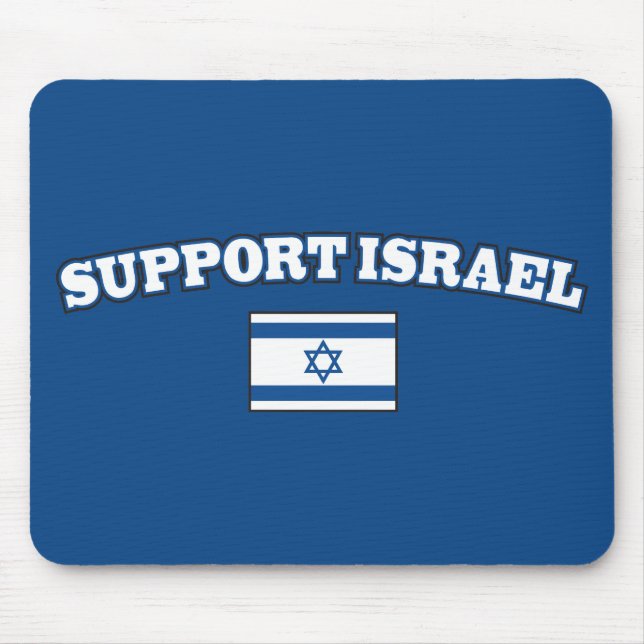 Support Israel with Flag Mouse Pad (Front)