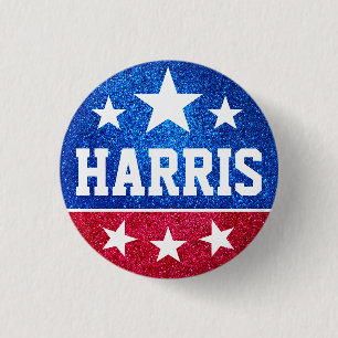 Support Kamala Harris 2024 Progress and Unity 3 Cm Round Badge