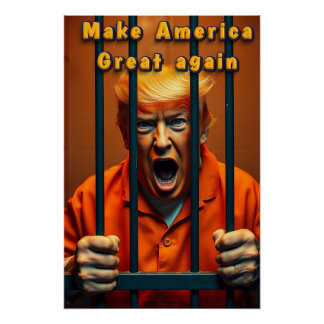 Support Kamala Walz Justice Trump Funny Satire Poster