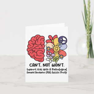 Support Kids With A Pathological Demand  Card