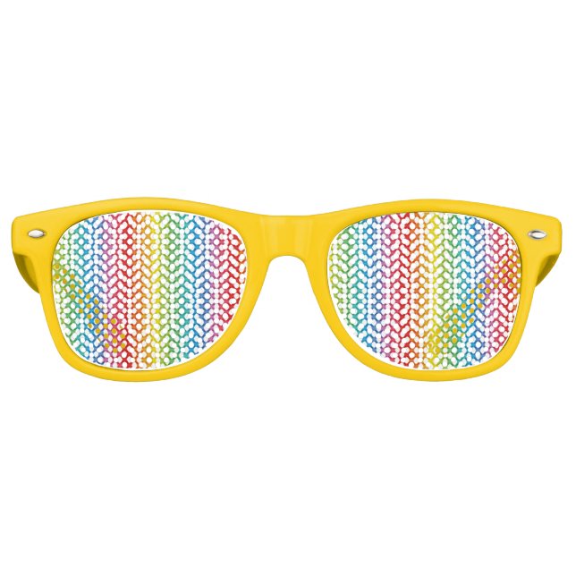 Support LGBT Gay Lesbian Pride Rainbow Shades (Front)