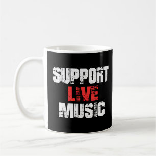 Support Live Music Coffee Mug