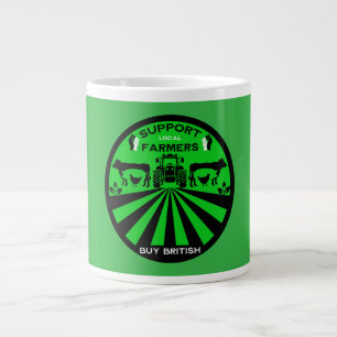 Support Local British Farm Produce Large Coffee Mug