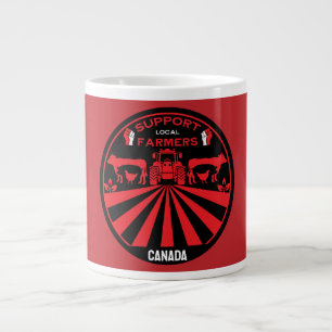 Support Local Canadian Farm Produce Large Coffee Mug