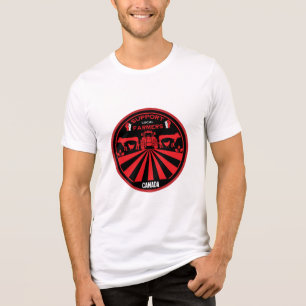 Support Local Canadian Farm Produce Tri-Blend Shirt