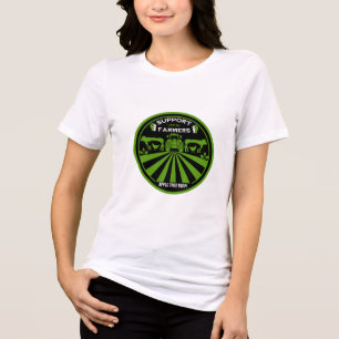 Support Local Farm Produce Tri-Blend Shirt