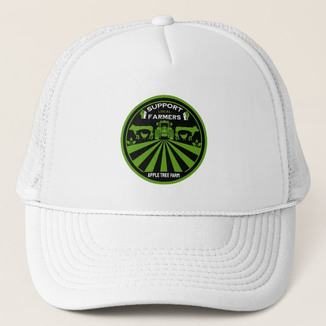 Support Local Farm Produce Trucker Hat (Front)
