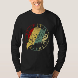 Support Local Farmers Farmers Market Farm Country  T-Shirt
