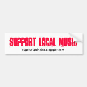 Support Local Music Sticker