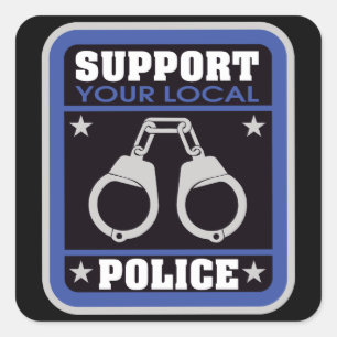 Support Local Police Square Sticker