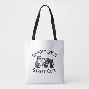 Support Local Street Cats Tote Bag