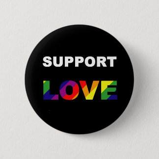 Support Love-Logo 6 Cm Round Badge