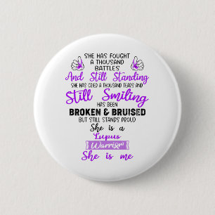Support Lupus Warrior Gifts 6 Cm Round Badge