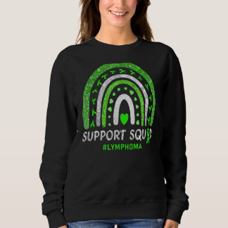 Support Lymphoma Squad Rainbow Matching Team Sweatshirt