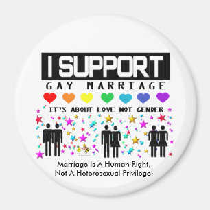 Support Marriage Magnet