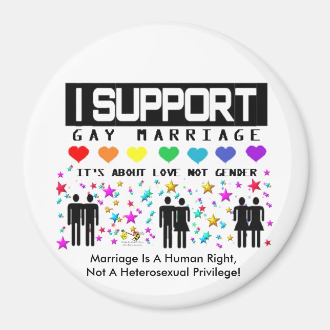 Support Marriage Magnet (Front)