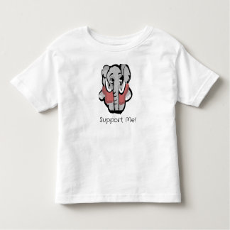Support Me Elephant Toddler T-Shirt