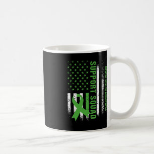 Support Mental Health Squad Awareness US flag Gree Coffee Mug
