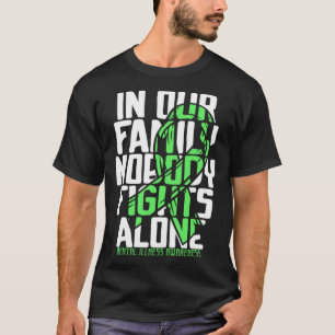 Support Mental Illness Warrior Cute Family Disease T-Shirt