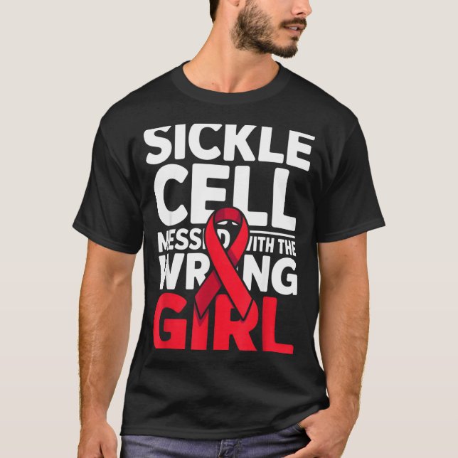 Support Messed Wrong Sickle Warrior Cell Smile T-Shirt (Front)