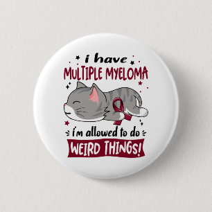 Support Multiple Myeloma Awareness Ribbon Gifts 6 Cm Round Badge