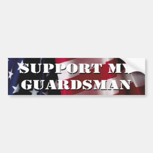 Support My Guardsman Bumper Sticker