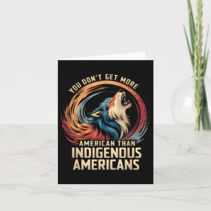 Support Native Americans Against Trump _1 Card