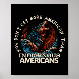 Support Native Americans Against Trump _2 Poster