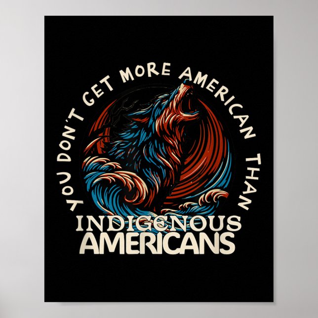 Support Native Americans Against Trump _2  Poster (Front)