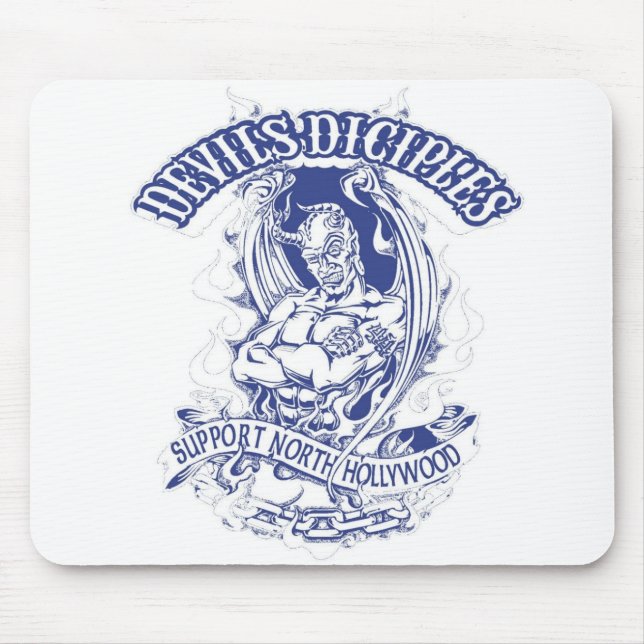Support North Hollywood Bikers Mouse Pad (Front)