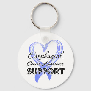 Support Oesophageal Cancer Awareness Key Ring