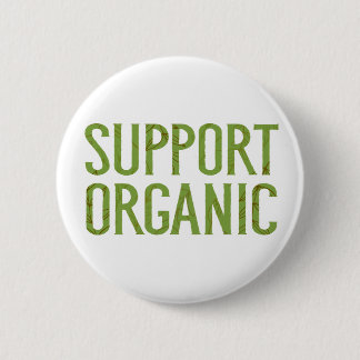 Support organic 6 cm round badge