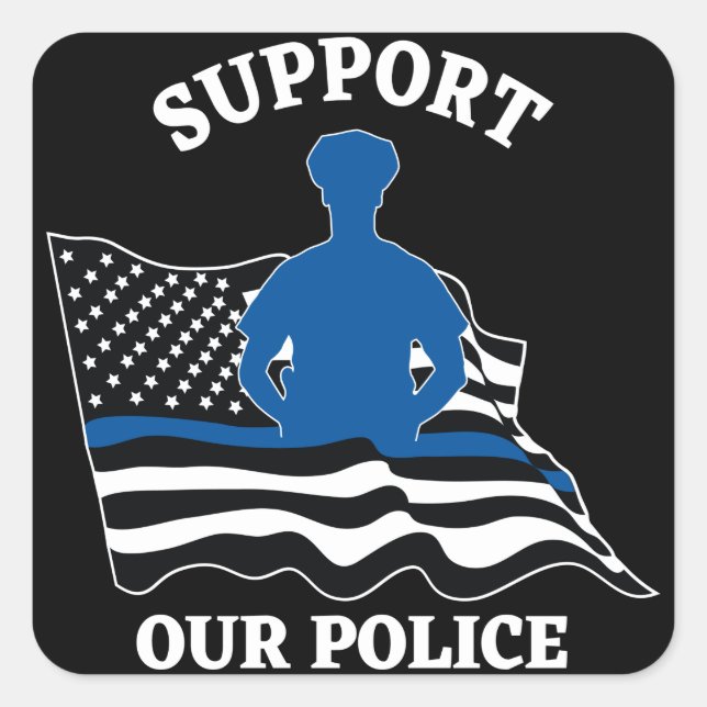 Support our Police Sticker (Front)