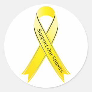 Support Our Snipers Classic Round Sticker