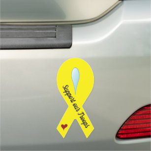 Support our Troops  Awareness Ribbon Car Magnet