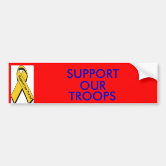 SUPPORT OUR TROOPS BUMPER STICKER