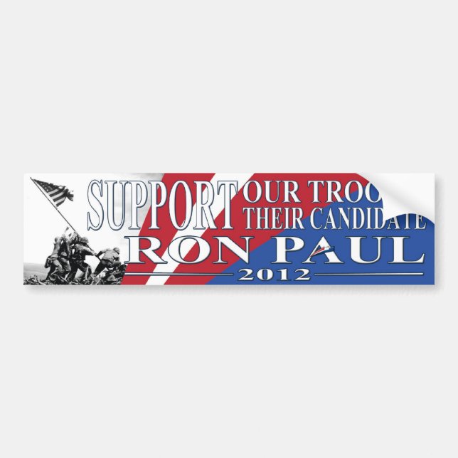 Support Our Troops Bumper Sticker (Front)