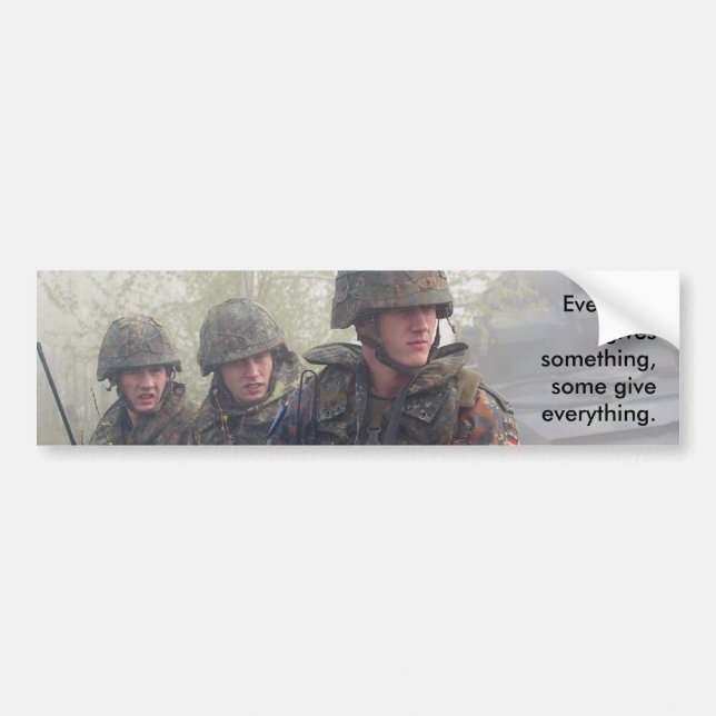 Support Our Troops Bumper Sticker (Front)