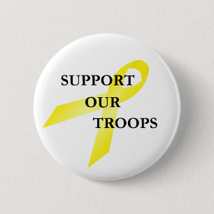Support our Troops Button