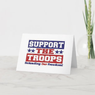 Support our Troops Card